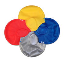 Whale ear protection swimming cap mens and womens long hair waterproof elasticity is not good comfortable silicone swimming cap