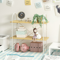 Desktop Desk Shelf Children Small Multilayer Shelf Students Finishing File Rack Office Table Containing Shelf