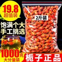  Gardenia tea Gardenia fruit tea 1000g Colored bulk non-Chinese herbal medicine Red gardenia edible yellow gardenia powder