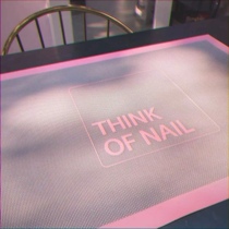 South Korea's local Think of nail table mat nail polish gel nail salon easy to clean