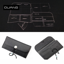 diy handmade leather furniture rich and cloth long wallet money clip paper sample acrylic templating hand grab bag version drawing for prints