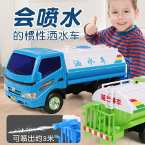Large sprinkler can sprinkle water will spray water 2 tanker childrens toy car cleaning car Children Baby Boy 3-6 years old