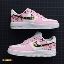 AF1 Air Force One pink Big Cat Killer Queen color matching custom hand-painted service (DuChen24)