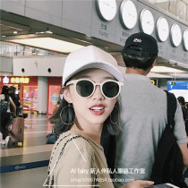 kakakaoo Aqin Zhang Dai Yi with sunglasses female polarized sun glasses white frame retro small face glasses tide