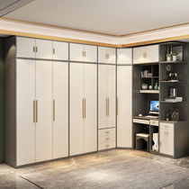 Corner wardrobe home bedroom desk integrated with dressing table 90 degree Diamond Type l cloakroom wardrobe