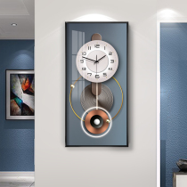 Net red clock wall clock living room home fashion light luxury quartz clock art modern decorative painting simple clock hanging wall