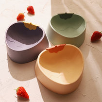 Cat Bowl Pet Food Basin Anti-Peppy Dog Rice Basin Kitty Water Bowl Cat Food Dog Food And Dog Food and Neck Cat Supplies