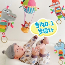 Can bite toys baby bedside newborn baby music rattle cart pendant appease puzzle 0-12 years old