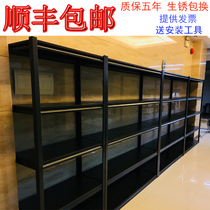 Warehouse shelves storage shelves Merchants use supermarket display shelves Underground storage room Garage room multi-layer iron shelves