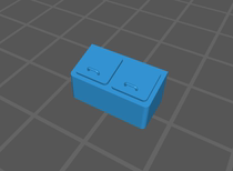 Vent cooling Port simulation ship (light curing printing)