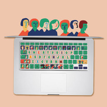 Suitable MacBook keyboard film m1air13 inch protective film Pro15 Apple laptop color head