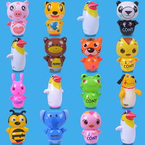 35cm animal cartoon inflatable tumbler toys childrens educational toys stall hot sale