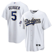 New Fans Dodgers SEAGER #5 URIAS #7TURNER #10 Mens Short Sleeve Cardigan Baseball Clothing
