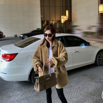 Merino fur one coat female leather fur young long model 2021 new autumn and winter Lamb hair