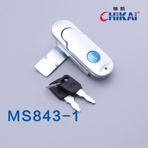 MS843-1-2 distribution box switch cabinet network chassis plane lock hardware industrial equipment cabinet door lock with hanging nose