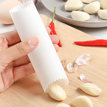 Japan silicone garlic peeler Household garlic peeler garlic artifact Manual squeeze garlic rub garlic kitchen tools