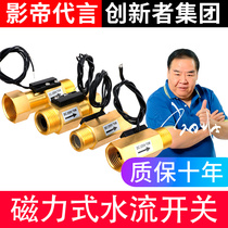 All copper magnetic water flow switch water flow sensor switch DN15 airflow water flow sensor 4 minutes 6 minutes DN20