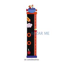 BAZARME European design creative CHILDRENs fun SOLID wood HEIGHT ruler CREATEUR (excluding wall nails)