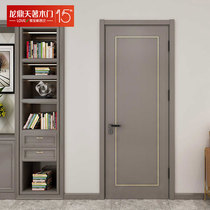 Longding Tianshu Wooden Door Jianou Bedroom Door Solid Wood Composite Lacquered Interior Door LB-147-1