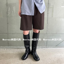 Korean boots female knight boots new slim small boots female high boots children Spring and Autumn thin