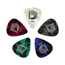 DAddario celluloid Pearl guitar combination paddle 0 5 0 7 1 0 1 25 1CAP4-10