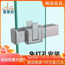 Monledge-free bathroom glass door lock sliding door toilet toilet glass lock shower room partition door lock