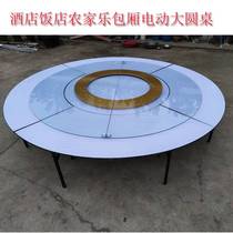 Electronic large round table Compartment Round Table Hotel Hotel electric dining room Electric table 20 people 25 people round 30 Dinner table big round
