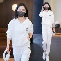 Spring Autumn Season Leisure Sports Suit Women 2023 New Korean version Ocean Gas Aging Fashion and Fashion Lianhood Two Sets Tide