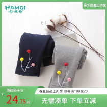 Girls bottom pants autumn winter clothing baby gush trousers baby pants small and medium children warm pants 3-6 year old foreign air