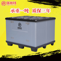 Factory direct plastic turnover box Foldable high load-bearing honeycomb panel Suction blow molding auto parts logistics hoard box customization