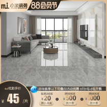 Tile gray whole body marble living room floor tile 800x800 modern Nordic new floor tile DF86005