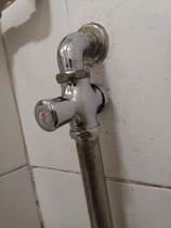 Hand press full copper body stool flush valve switch toilet valve switch press delay hand press urinal