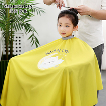 Childrens Barber special cute cartoon waterproof haircut clothes home hair salon customization