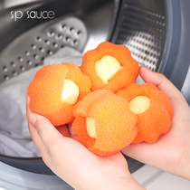 Japan laundry ball to prevent wrapped drum washing machine cleaning ball to prevent clothes from knotting and suction adhesive