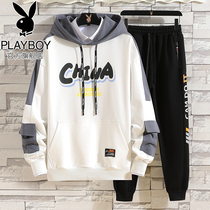 Playboy Sweats Men Hooded Spring and Autumn 2021 New Tide Brand Coats Boys Top Autumn Mens Clothes