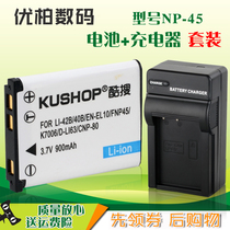 Digital camera battery battery charger NP-45 LI-42B LI-40B EN-EL10 DLI-216