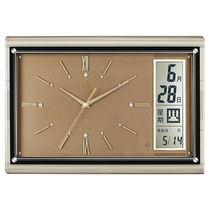 Bawang Watch Living Room Mute Decoration Creative Watch Modern Simple Calendar Quartz European Home Clock Wall Clock