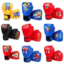 Childrens boxer sets 3-13 small children battled to train Thai boxing boys scattered young childrens boxing gloves Big boy