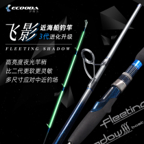 Yikuda new flying shadow three generation boat fishing rod Offshore fishing rod 1 6 meters-2 7 meters sea fishing rod bottom fishing rod fishing