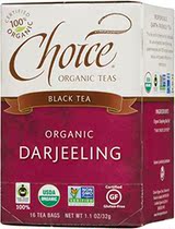 Choice Organic Teas Black Tea Darjeeling 16 Coun
