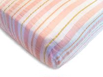 Crib Sheet Stripes SwaddleDesigns Cotton Muslin Cri