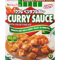 House Foods Curry Sauce with Vegetables Medium Hot