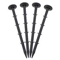 uxcell Plastic Garden Stakes Anchors Landscape Ground