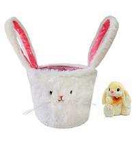 Easter Basket Bucket (Plush Pink Bunny) Easter Basket