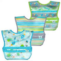 green sprouts Snap Go Wipe-off Bibs (3 pk) ) Wa