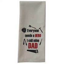 I Call Mine Dad Embroidered Dishtowel 18 x 28