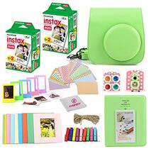Lime Green Fuji Instax Mini Instant Film Two Twin