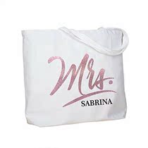 Personalized Mrs  ElegantPark Personalized Mrs  Tote
