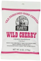 Claeys Wild Cherry Drops 6-Ounce Packages (Pack o