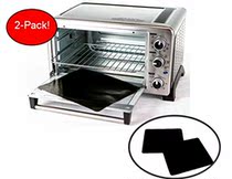 TWO-PACK 100% Non-Stick 11“ Toaster Oven Liner Fi